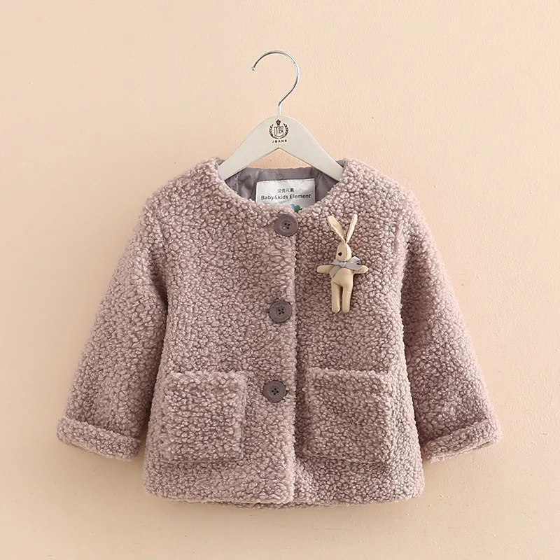 Baby girl fleece outerwear Coat Tops spring autumn winter Kids Thicken Cotton Outerwear Jackets For Girl | Детская одежда и обувь
