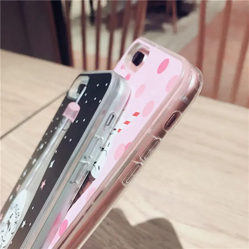 Флакон звезда зыбучий песок чехол для телефона Iphone 7plus 6 8 Plus 7 Tpu Жесткий Чехол IPhone