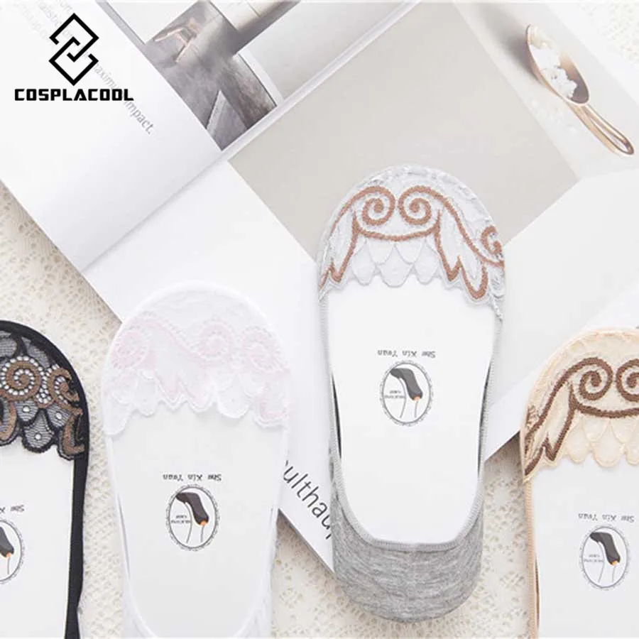 [COSPLACOOL] 2 пары блестящие Крылья ангела забавные женские носки 4 цвета милые