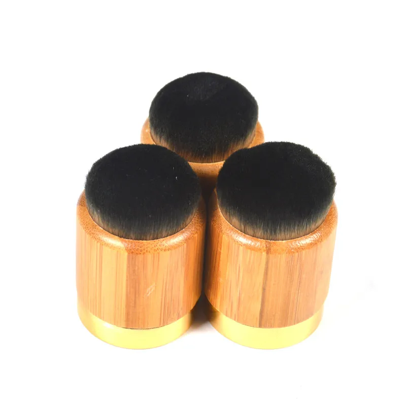 Большая бамбуковая ручка Кисть для макияжа большой контурный консилер основа