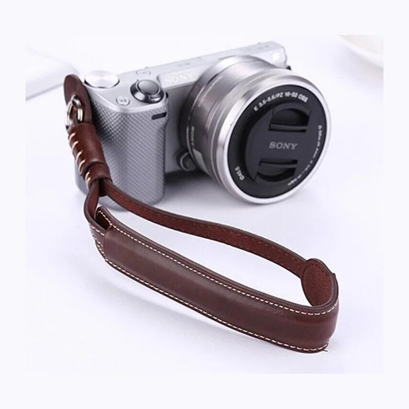 Ремешок на запястье для камеры из искусственной кожи Sony Alpha DSLR a6000 a5100 a5000 A7R A7 A7S A7II |