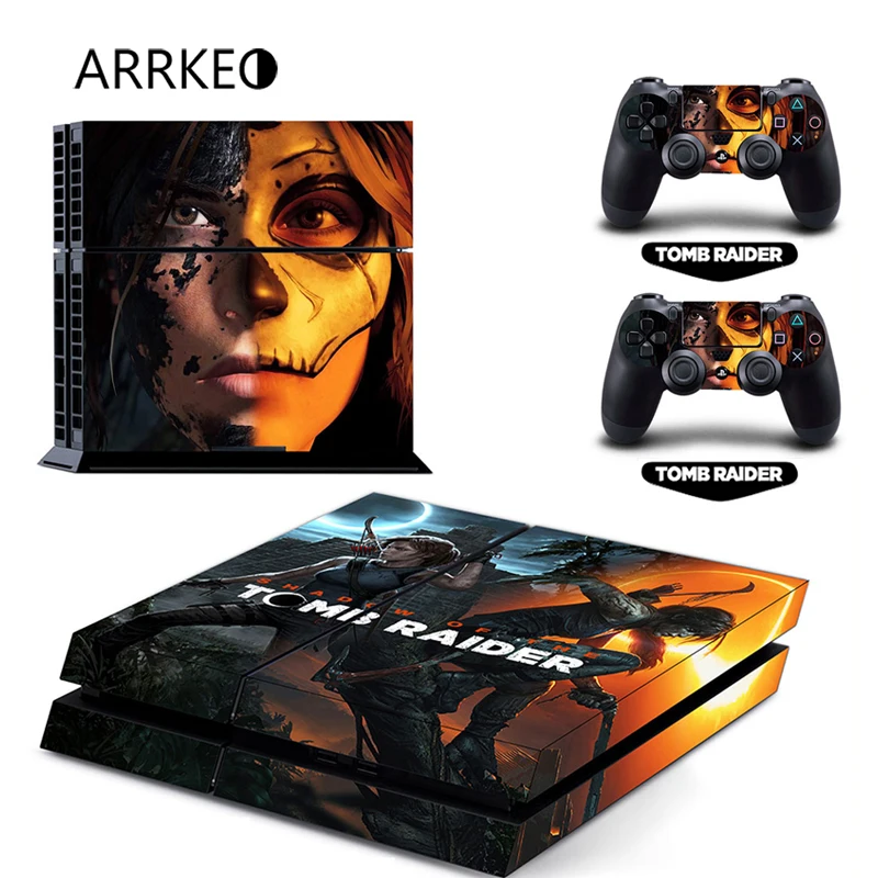 ARRKEO популярная игра Shadow of the Tomb Raider Обложка Наклейка PS4 Кожа для Sony PlayStation 4 консоль