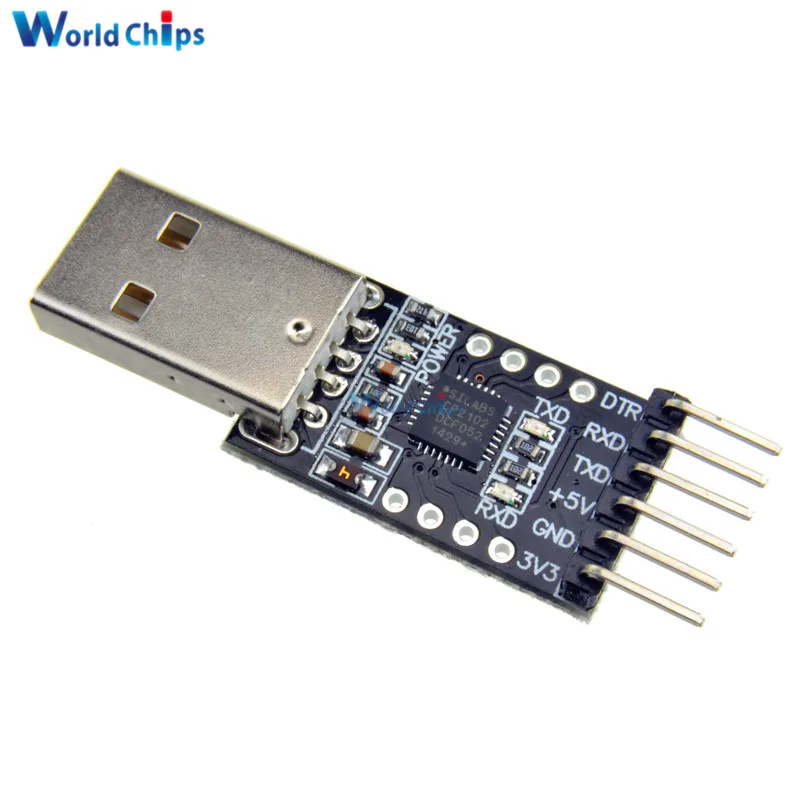 10 шт. CP2102 USB 2 0 к TTL UART модуль 6Pin Серийный конвертер STC Замена FT232 Модуль платы |