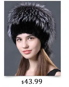 Зимние шапки для женщин, шапка из меха норки, новинка, модные меховые вязаные шапки, одноцветные Повседневные шапки бини, женские шапки из норки для русских девушек