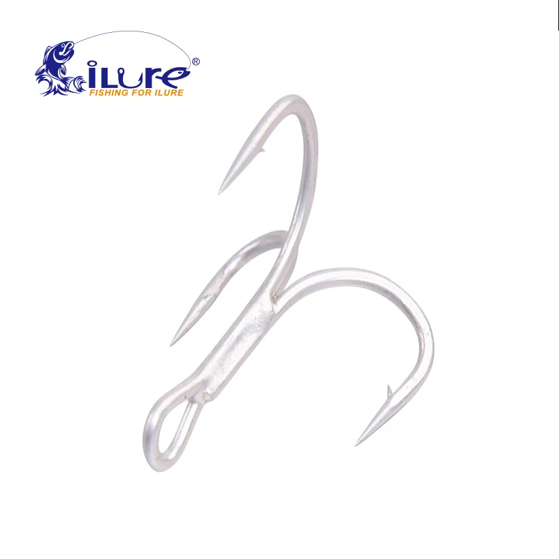 ILure 20 шт./кор. супер сильный близнецов острые Крючки 1#2#4#6#8#10# рыболовные снасти рыболовный крючок терминал рыболовные снасти pesca