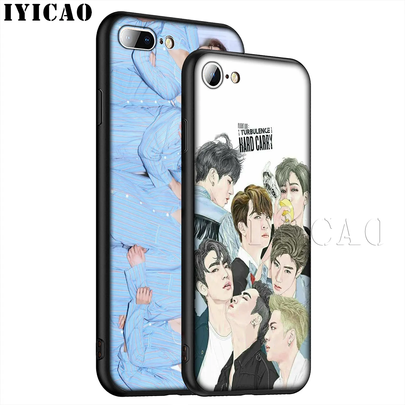 IYICAO Boy Group Kpop GOT7 Customer High Quality Soft Silicone Phone Case for iPhone XR X XS 11 Pro Max 6 6S 7 8 Plus 5 5S SE 10 |
