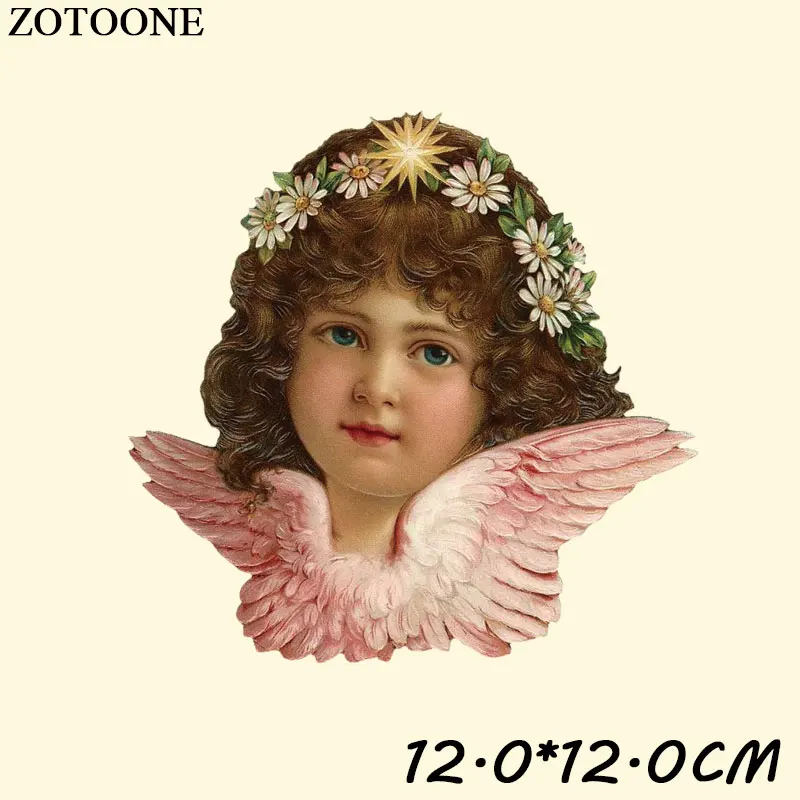 ZOTOONE Угловые нашивки с крыльями для одежды термоклейкие сделай сам милые