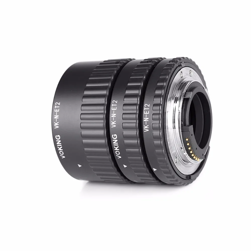 Voking макро Автофокус Удлинитель кольцо VK N ET2 для Nikon D7100 D5200 D3100 D800 D90 D800E D5100 D7000 D5300 DSLR