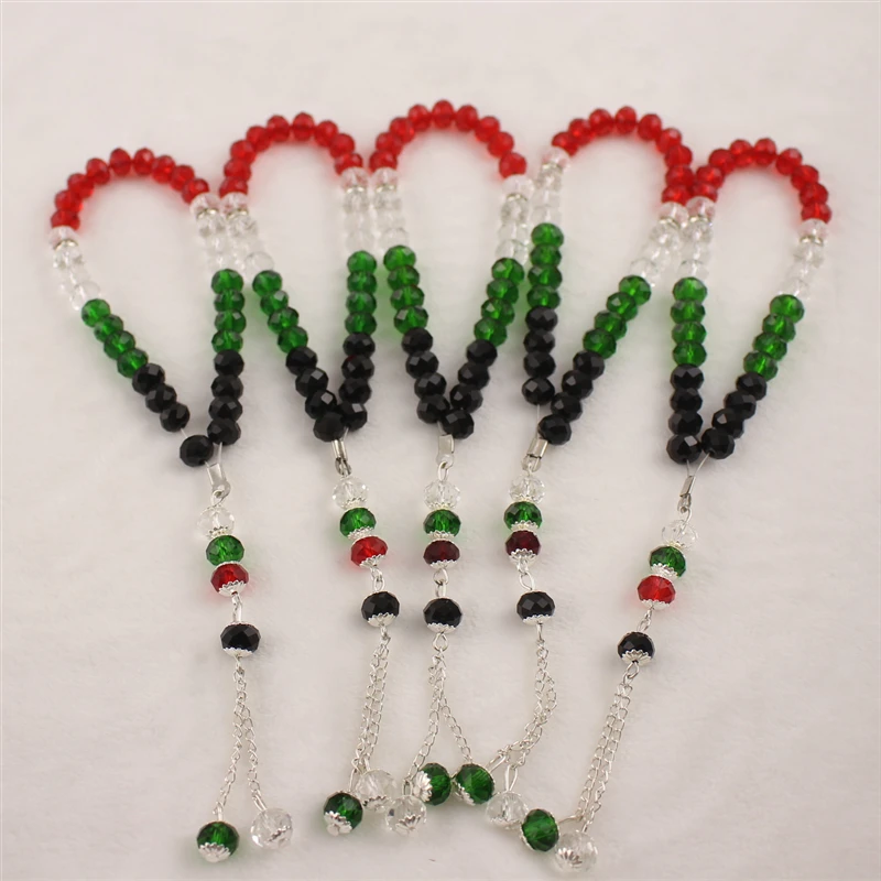 Бесплатная доставка 5 шт./лот 8 мм Разноцветные Хрустальные мусульманские