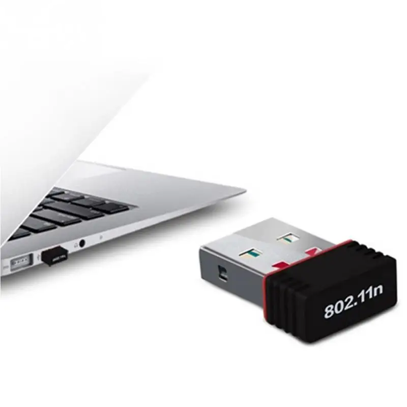 USB Nano мини беспроводной Wifi адаптер ключ приемник сетевой LAN карты ПК 150 Мбит/с USB адаптер RTL8188 MT7601