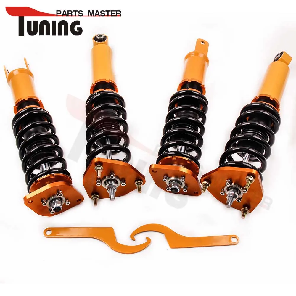 24 способов Регулируемая заслонка коиловер подвеску комплект для Nissan Fairlady 370Z