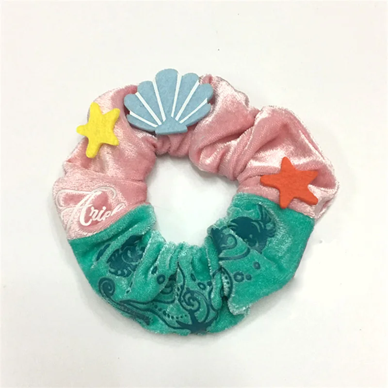 Sofia Cinderella Rapunzel Snow White Baby Kids Children Hair Scrunchy Princess Accessories Rubber Bands Rope Ring | Детская одежда и