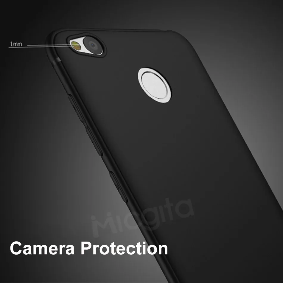 Для Xiaomi Redmi 4X чехол силиконовый ударопрочный матовый мягкий чехол из ТПУ чехол для Xiaomi Redmi 4X с защитой от отпечатков пальцев