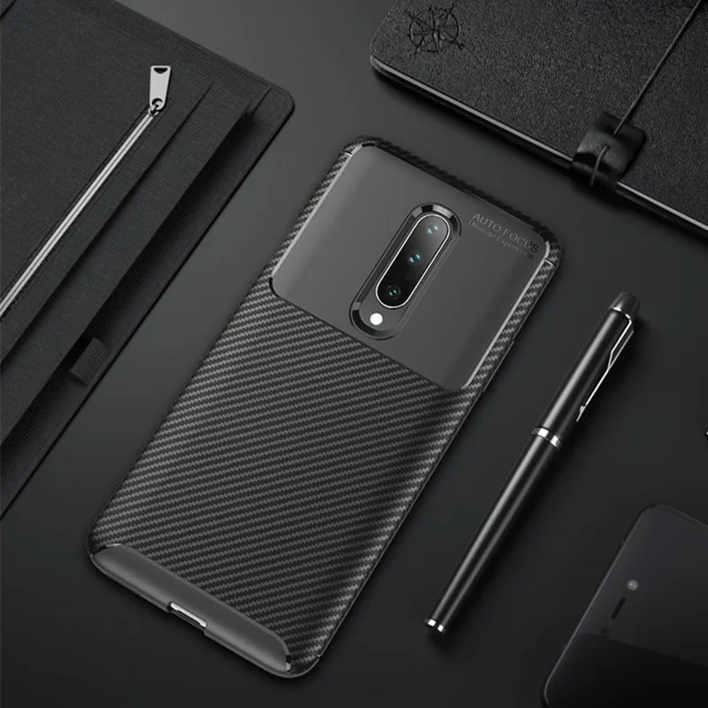 Чехол из углеродного волокна для Oneplus 7 Pro чехол 6 4 дюйма высококачественный с
