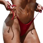 Сексуальные женские купальники черной пятницы, бразильское жевательное бикини, новинка 2017, летний купальник со снизу и боковой завязкой, стринги