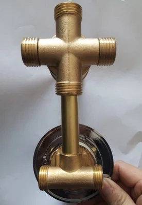 4 ways Screw thread Mttuzk душевой смеситель кран 2/3/4/5 способа розетки смесительный клапан холодной и горячей воды переключатель клапан душевой кран аксессуары - Цвет: 4 ways Screw thread