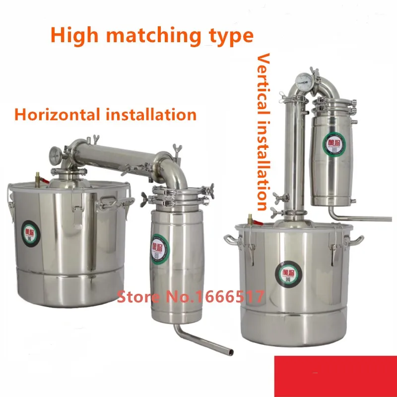 

50L Alcohol Stainless Distiller Home Brew Kit Moonshine Still Wine Making Boiler CICI