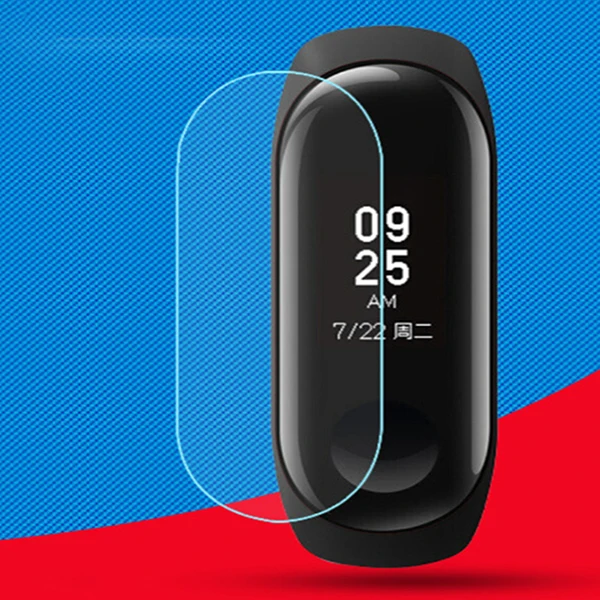 5 шт./лот, стекло для Xiaomi Mi Band 3, умный браслет, Защитная пленка для экрана для Xiaomi Mi Band 3 HD, ультратонкая защитная пленка - Цвет: No Logo Hole