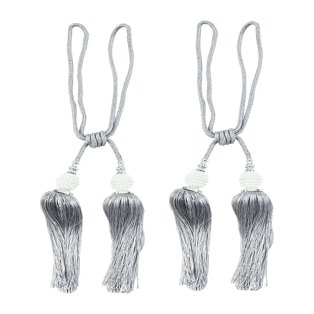 2 шт. Декоративные Аксессуары для штор креативные европейские крючки веревка с