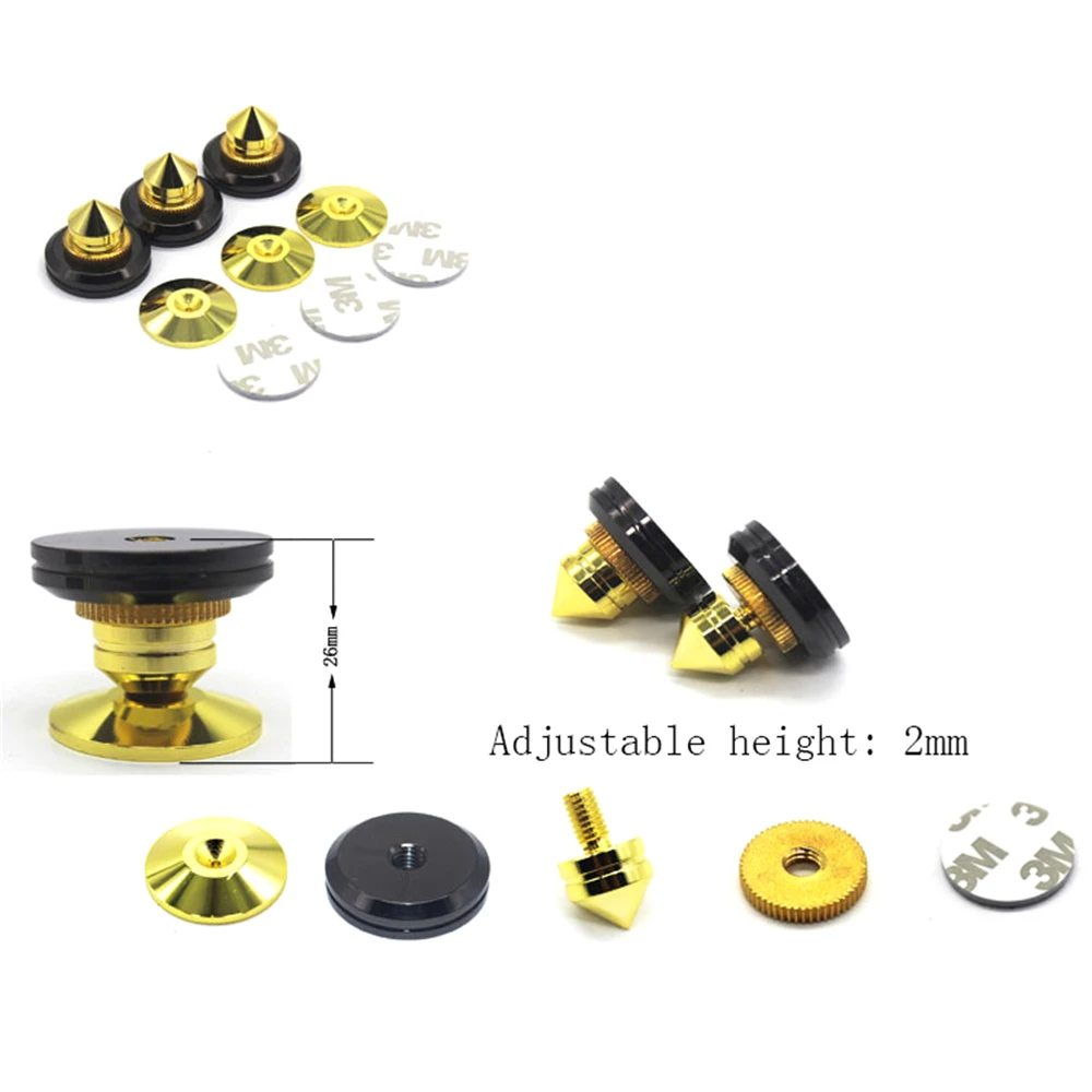 Металлические акустические шипы с подставкой набор из 4 шт./8 шт. изоляционные