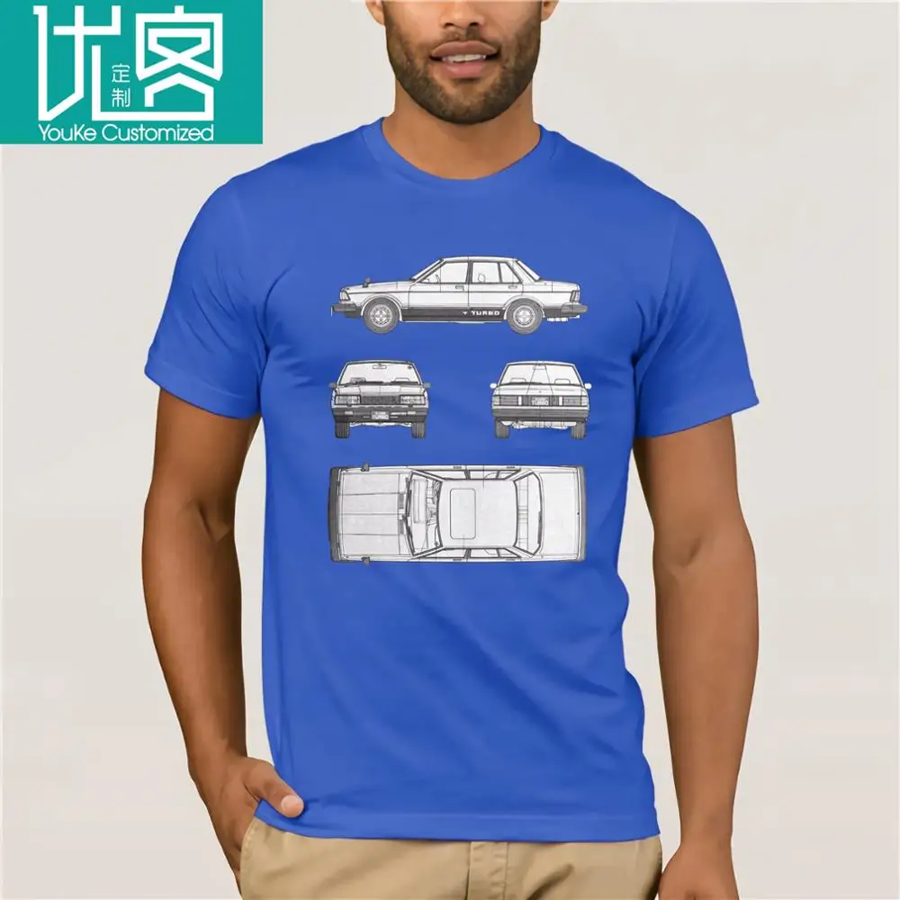 2018 Летние Топы И Футболки повседневные хлопковые мужские футболки Datsun Bluebird Turbo