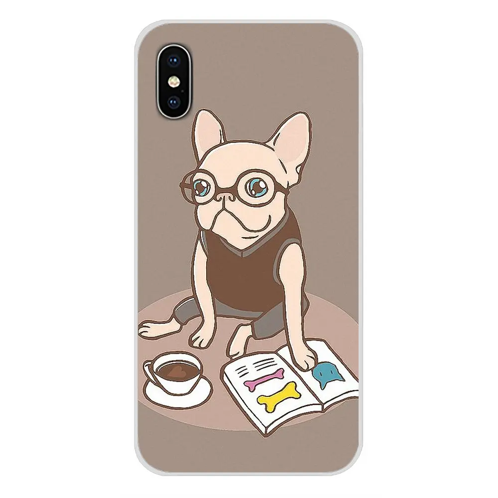 Горячий сладкий Французский бульдог прозрачный ТПУ чехол для Xiaomi Mi4 Mi5 Mi5S Mi6 Mi A1 A2 5X