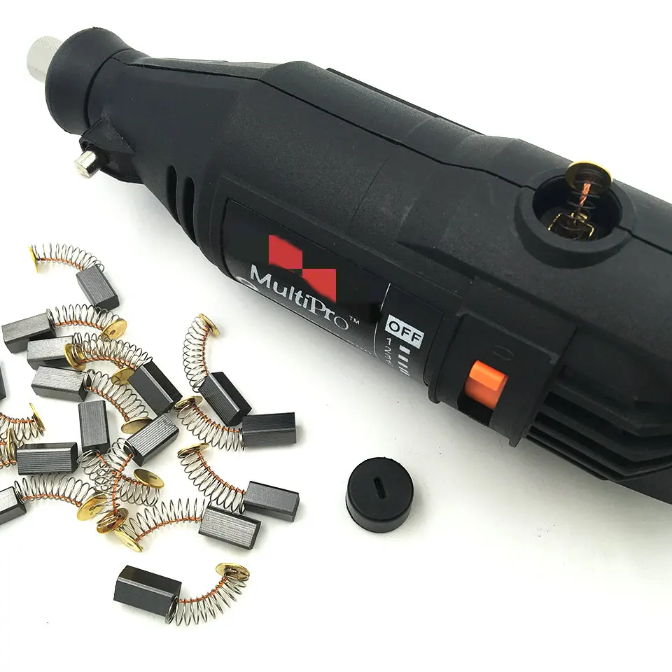 Запасные угольные щетки для мини-дрели 10 шт. аксессуары электроинструментов Dremel