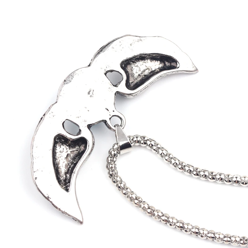 Готический Крылатый глаз ожерелье творчество синий чокер кулон ожерелья для