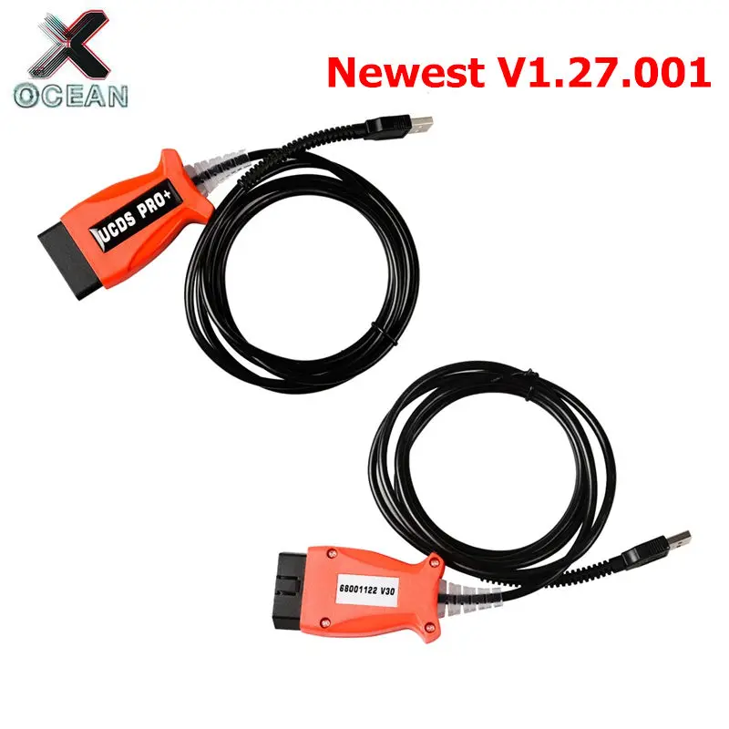 UCDS PRO V1.27.001 OBD2 USB диагностический сканер FoCOM для Ford Module 2 полная Лицензия полный Режим Активированный 35 жетонов