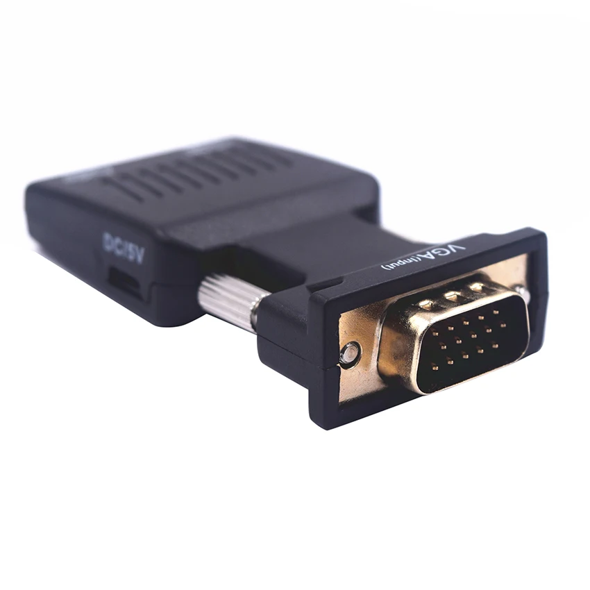 VGA to HDMI Converter 1080 P Adapter with Video 1080P For PC Laptop HDTV Projector | Электроника