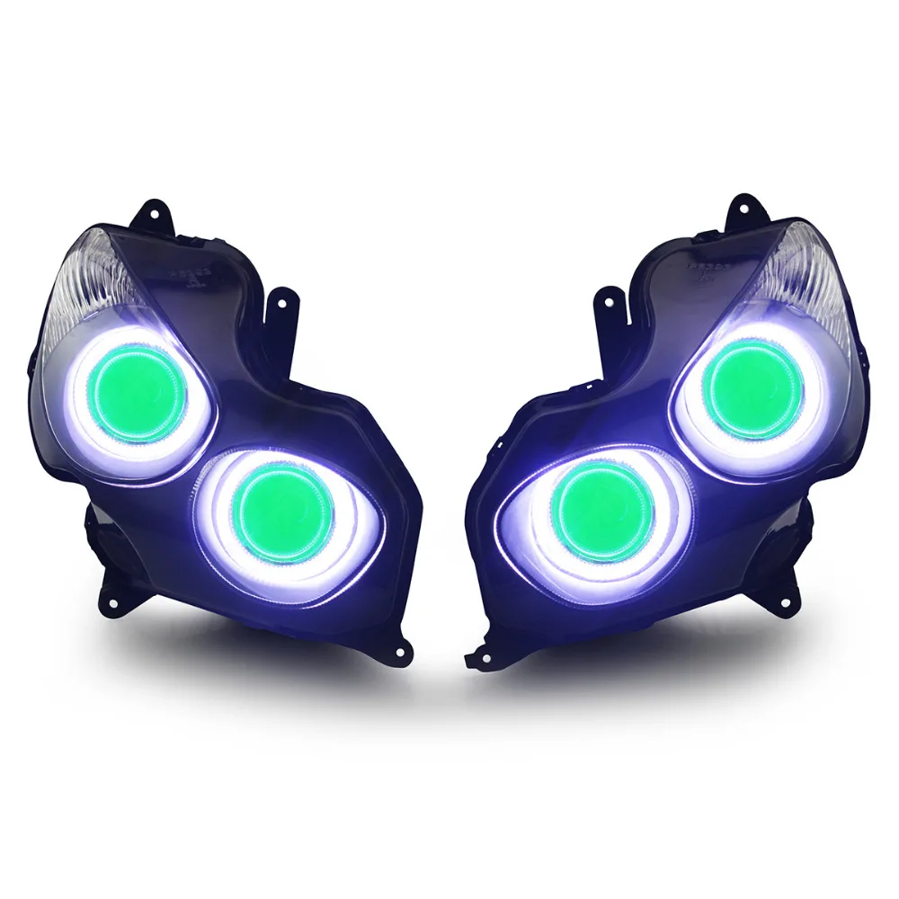КТ светодиодная фара для Kawasaki Ninja ZX 14R ZZR1400 ZX14R 2006 2011|headlights for|headlights headlightheadlights for