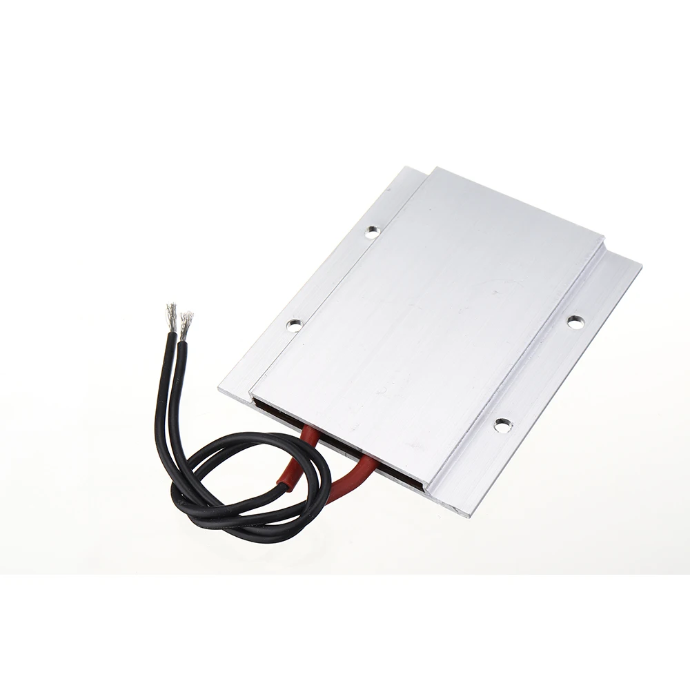 220V постоянный Температура Керамика Алюминий нагреватель PTC нагреватель 80W 80 градусов PTC Нагревательный элемент со скорлупой 77*62 мм с наружной резьбой