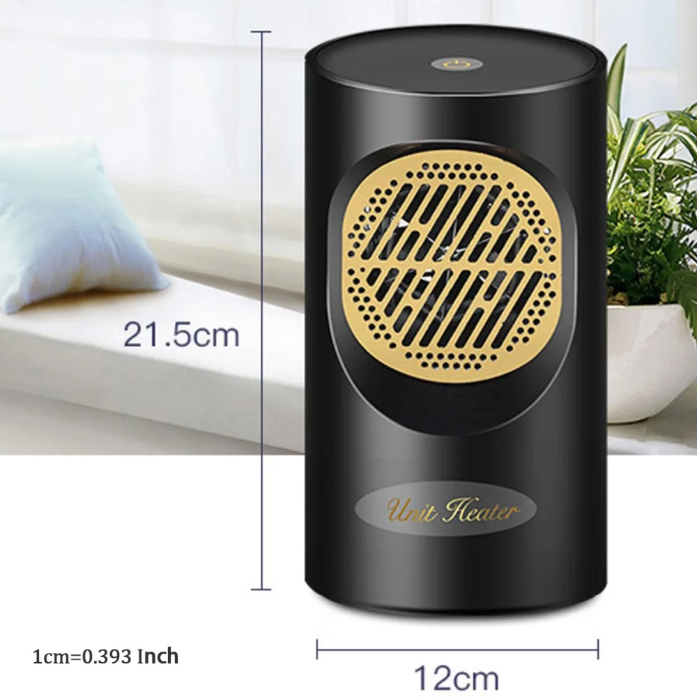 Mini Fan Heater Desktop Electric Household Handy Touch Stove Radiator Warmer Machine for Winter 220V 400W Heating | Дом и сад