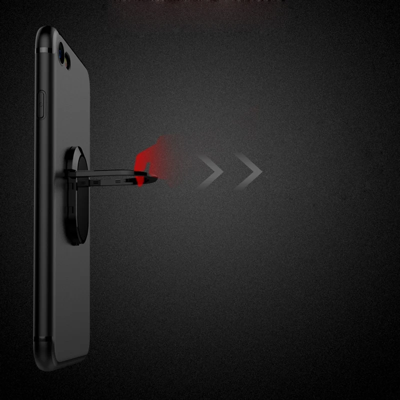 For Apple iphone 7 case 7+ Shell business TPU anti-drop belt bracket ring absorbs the back phone Cover Plus Coque | Мобильные