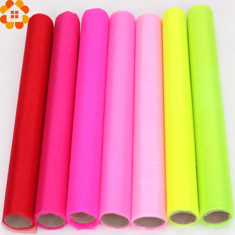 Горячая распродажа! 5 м/лот прозрачная органза тюль рулон ткани для свадебной