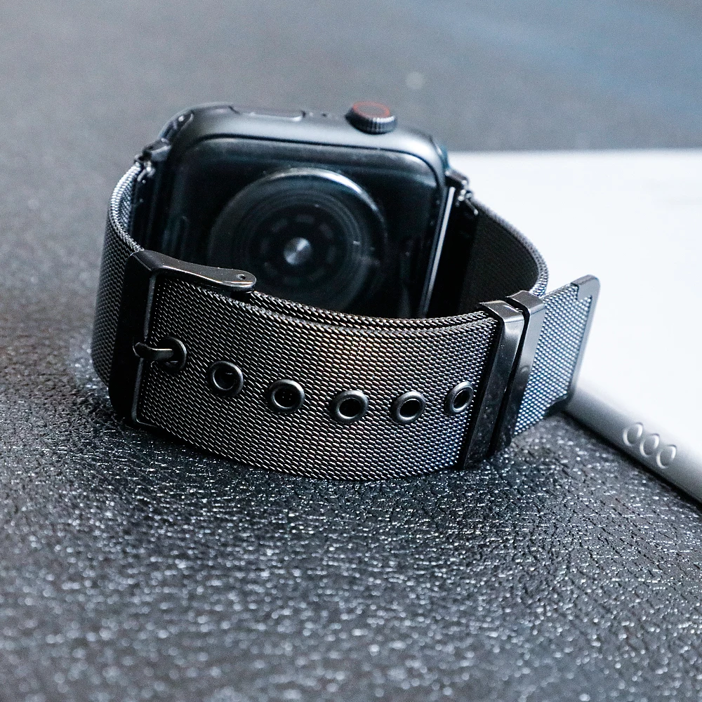 Ремешок из нержавеющей стали для миланских петель apple watch 5 4 3 2 pulseira correa apple watch 44 мм 38 мм 40 мм iwatch Band 42 мм ремешок для часов
