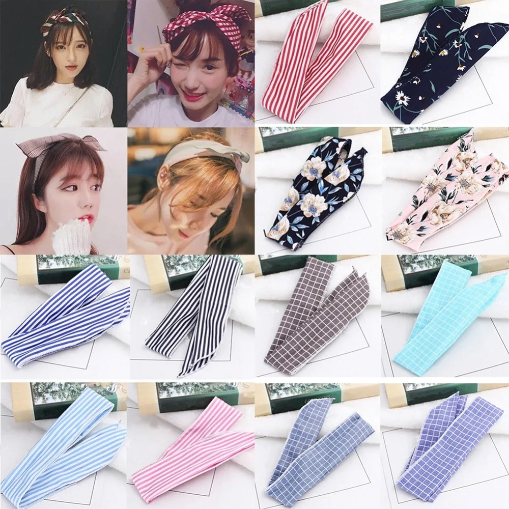 Из мультфильма Холодное сердце 1 шт. в цветочек горошек с полосками кроличьи уши