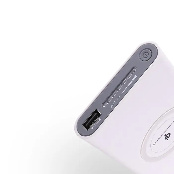 10000 мАч беспроводной внешний аккумулятор повербанк USB power Bank портативный