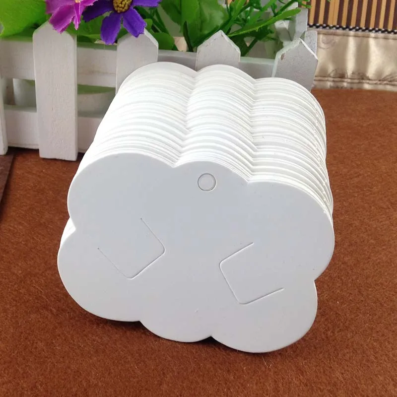 Новинка 2016 пустая белая лента для волос с карточкой ювелирный дисплей карта 100