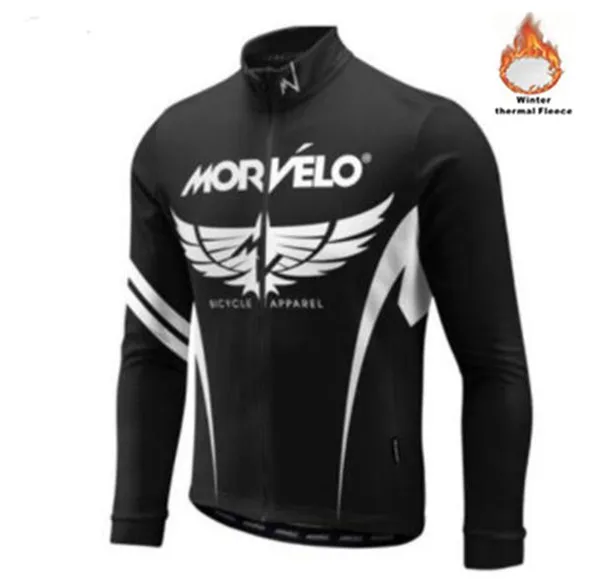 Мужская Флисовая Классическая велосипедная кофта Morvelo трикотажная одежда для