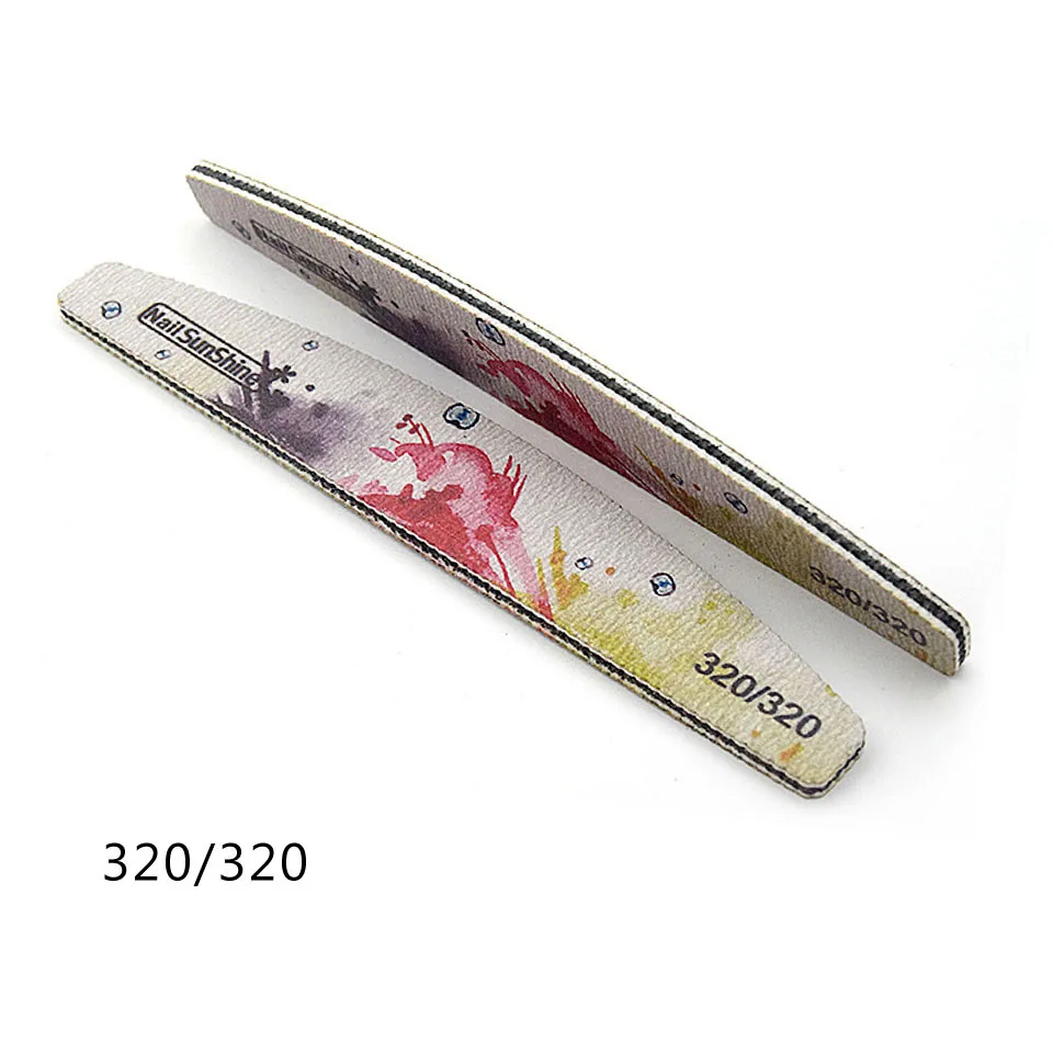 HYTOOS 25Pcs New EVA Nail File Buffing Flower Design Washable Polishing Sandpaper Nail Buffer Manicure File Nail Art Tools