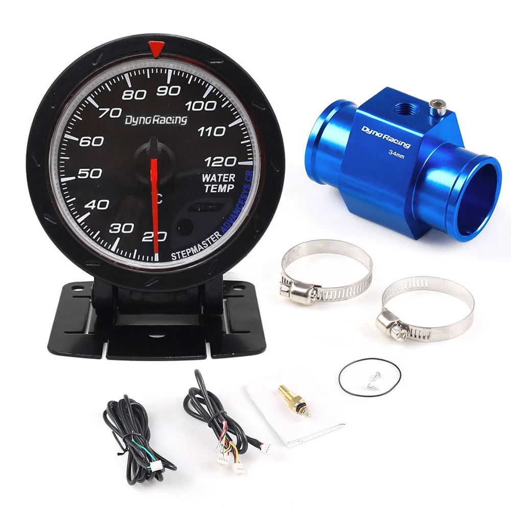 34MM Dynoracing 60 мм Датчик температуры воды 20-120 Цельсия с 1/8NPT температура воды уплотнение трубы сенсор адаптер - Цвет: 34MM