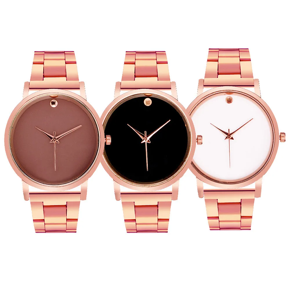 

2018 Fashion Hot Marketing Women Watch Women Diamond Metal Band Analog Quartz Fashion Wrist Watch High Quality Free Shipping #W