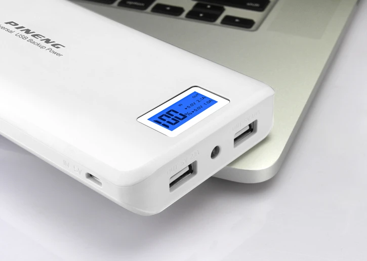 Оригинал Pineng 20000 мАч Емкость Power Bank PN 999 Портативный Резервный Внешнее Зарядное