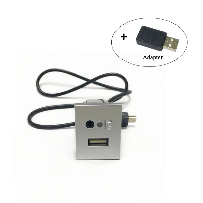 Для Ford Focus MK2 2009 2010 2011 USB/AUX слот интерфейс кнопка переключения аудио вход мини USB кабель+ адаптер