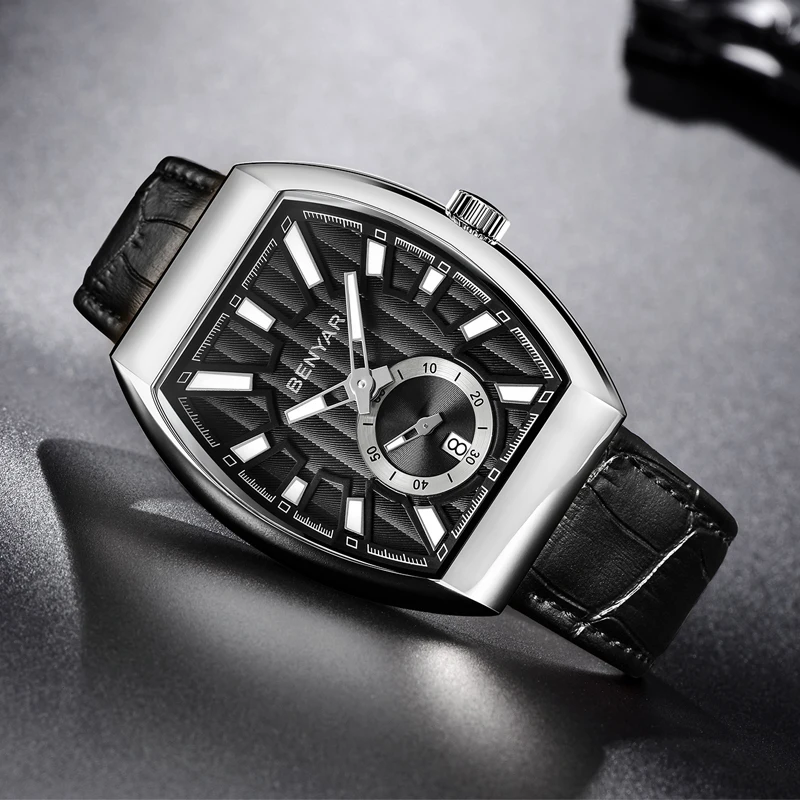 Reloj Hombre 2018 BENYAR новые роскошные брендовые кварцевые часы мужские