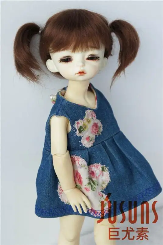 JD203 1/6 1/4 1/3 Мода BJD мохеровые парики YOSD MSD SD двойной конский хвост куклы волосы для