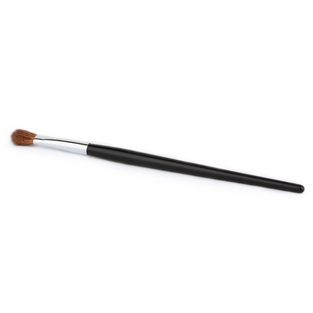 Профессиональная Черная Кисть для смешивания макияжа румяна мягкая Конская