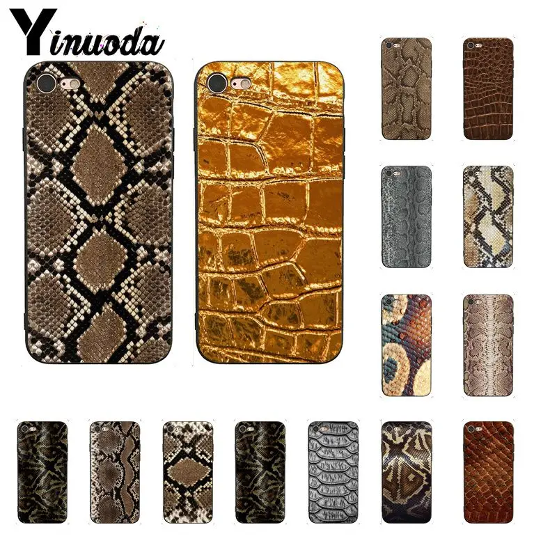 

Python yellow gold Snake skin TPU Soft Silicone Phone Case Cover for iphone 13 8 7 6 6S Plus X XS MAX 5 5S SE XR 10 Cover