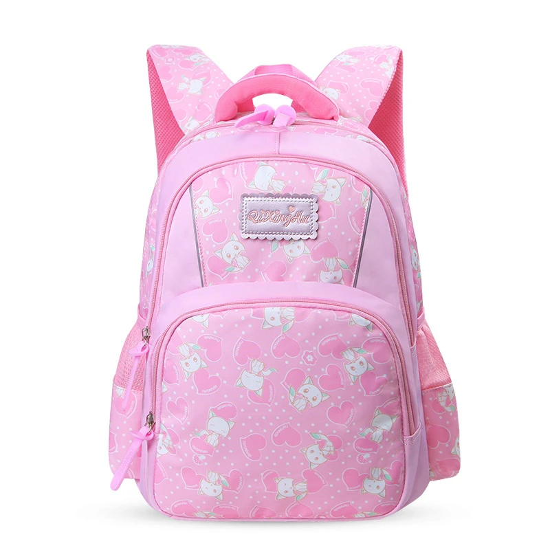 

2019 new elementary school junior high school girl bag Middle school fashion small fresh printed campus backpack